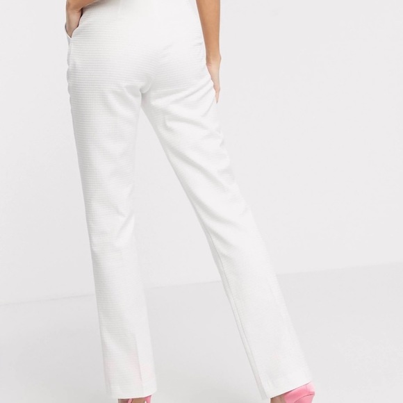 ASOS tapered white suit pants, size 4/S - Picture 5 of 6